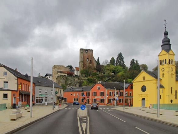 Burg der Gemeindekirche von Hesperingen