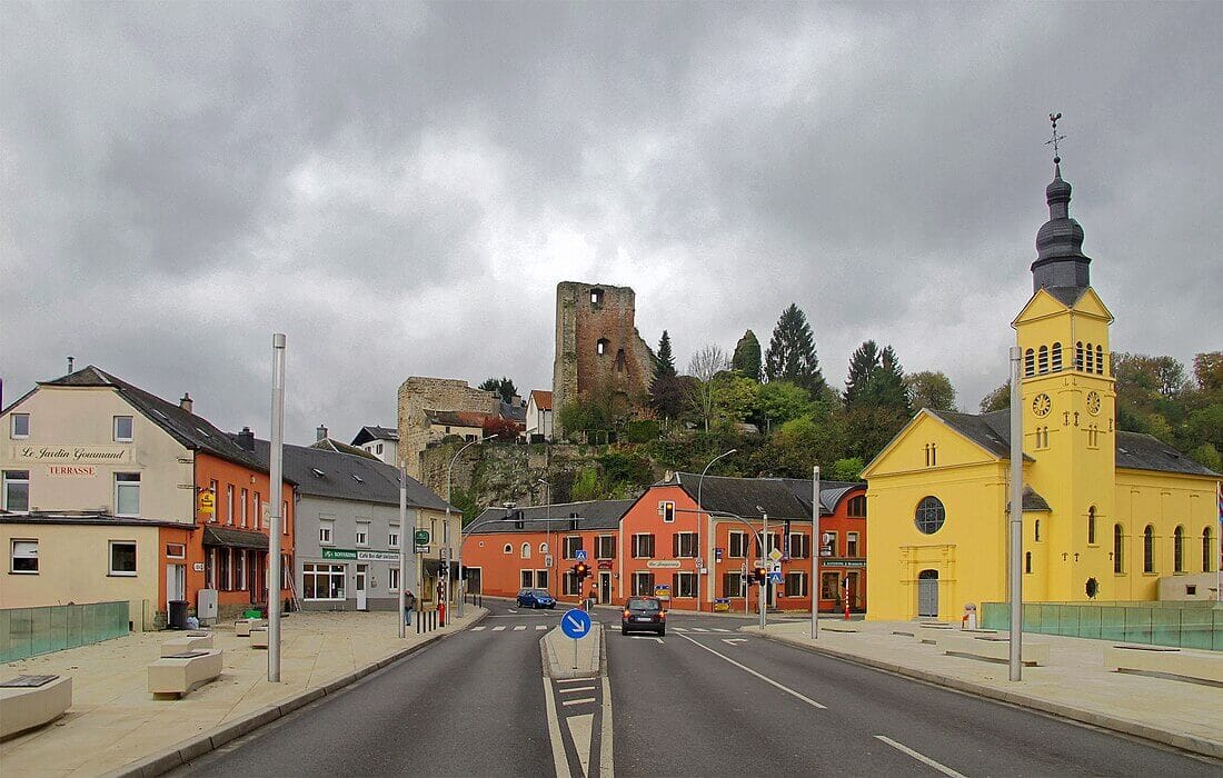 Burg der Gemeindekirche von Hesperingen