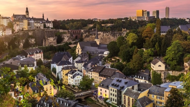 Luxemburger Zentrum Grund Kirchberg Clausen